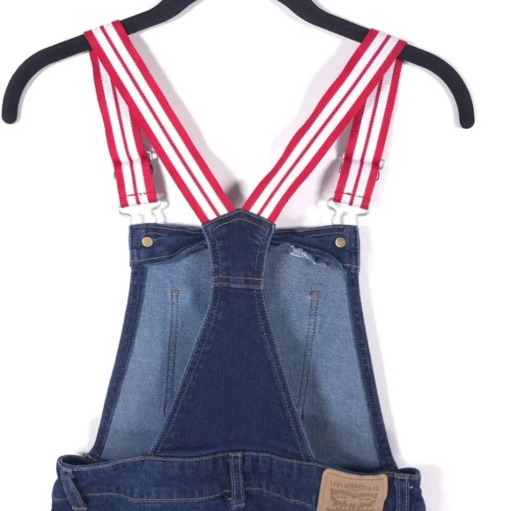 Levi’s OVERALL Girlfriend Adjustable‎ Shoulder Straps Size 14 Reg Girls